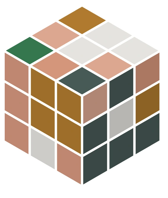 A three by three cube